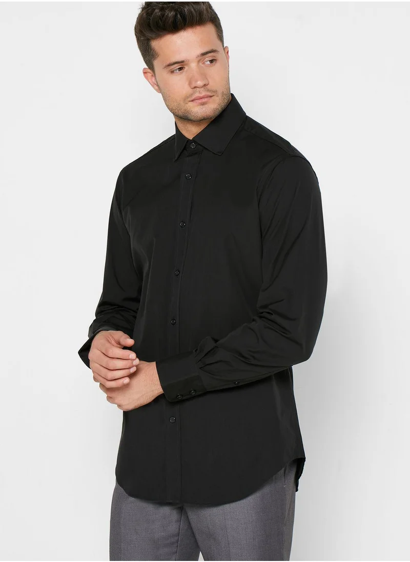 T.M.Lewin Button Cuff Slim Fit Shirt