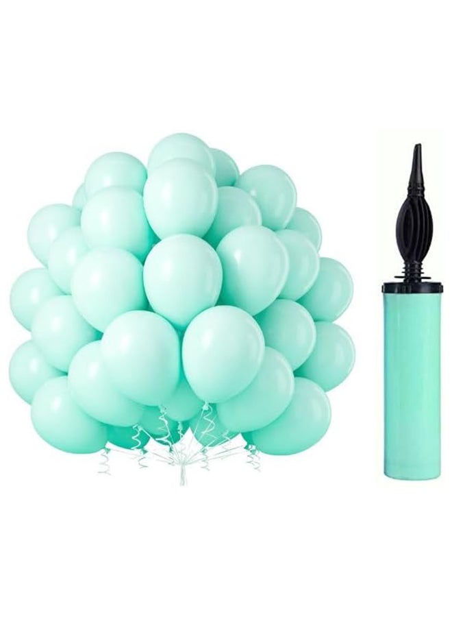 10 عبوة بالونات مكرون لاتكس مع مضخة يدوية - مثالية لتزيين الحفلات، أعياد الميلاد، حفلات الزفاف، وأكثر - Image 1