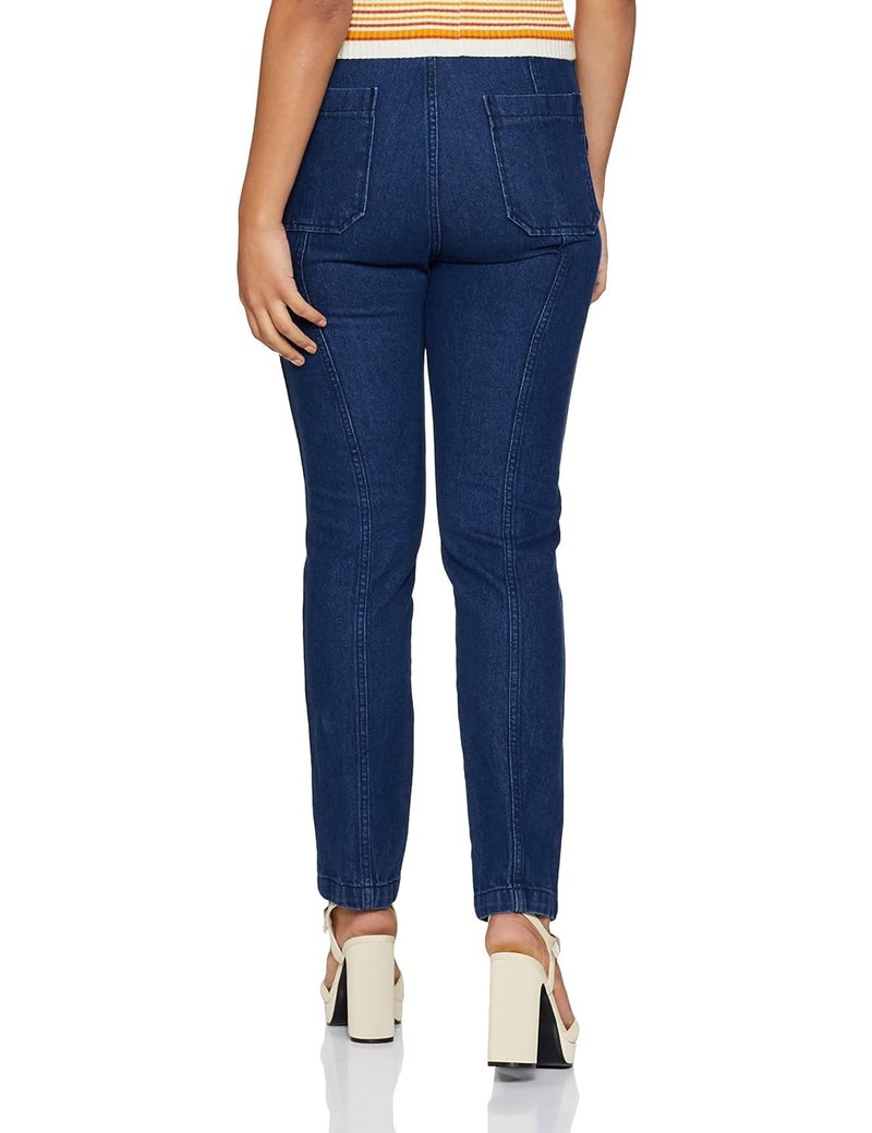 AKA CHIC Tapered Fit Women Jeans (AKCB 1437_Blue_26 - Image 2