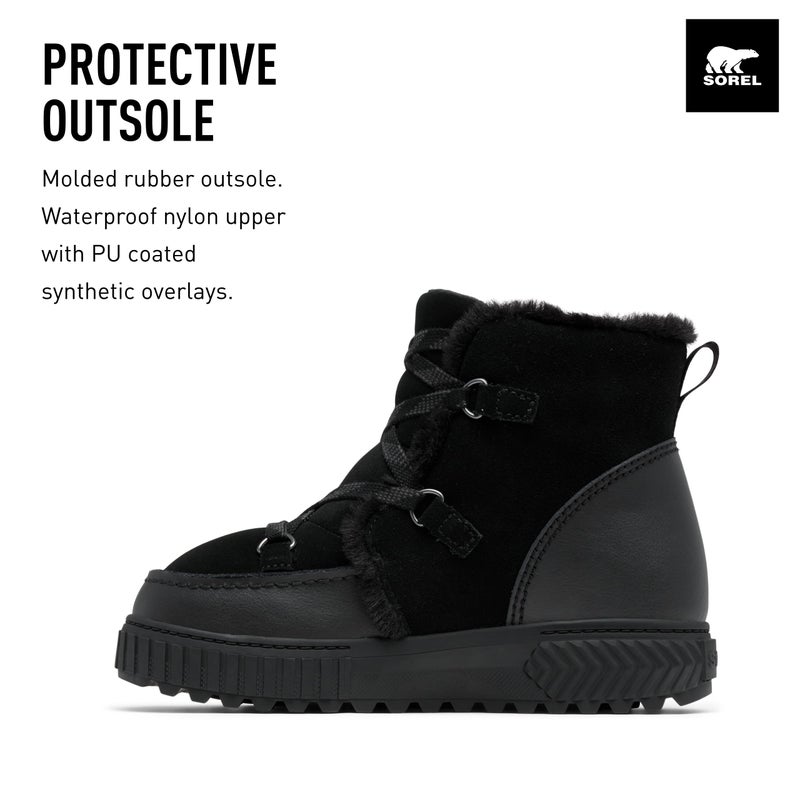 SOREL Women's ONA AVE Alpine Waterproof Boot - Black, Black - 8 - Image 4