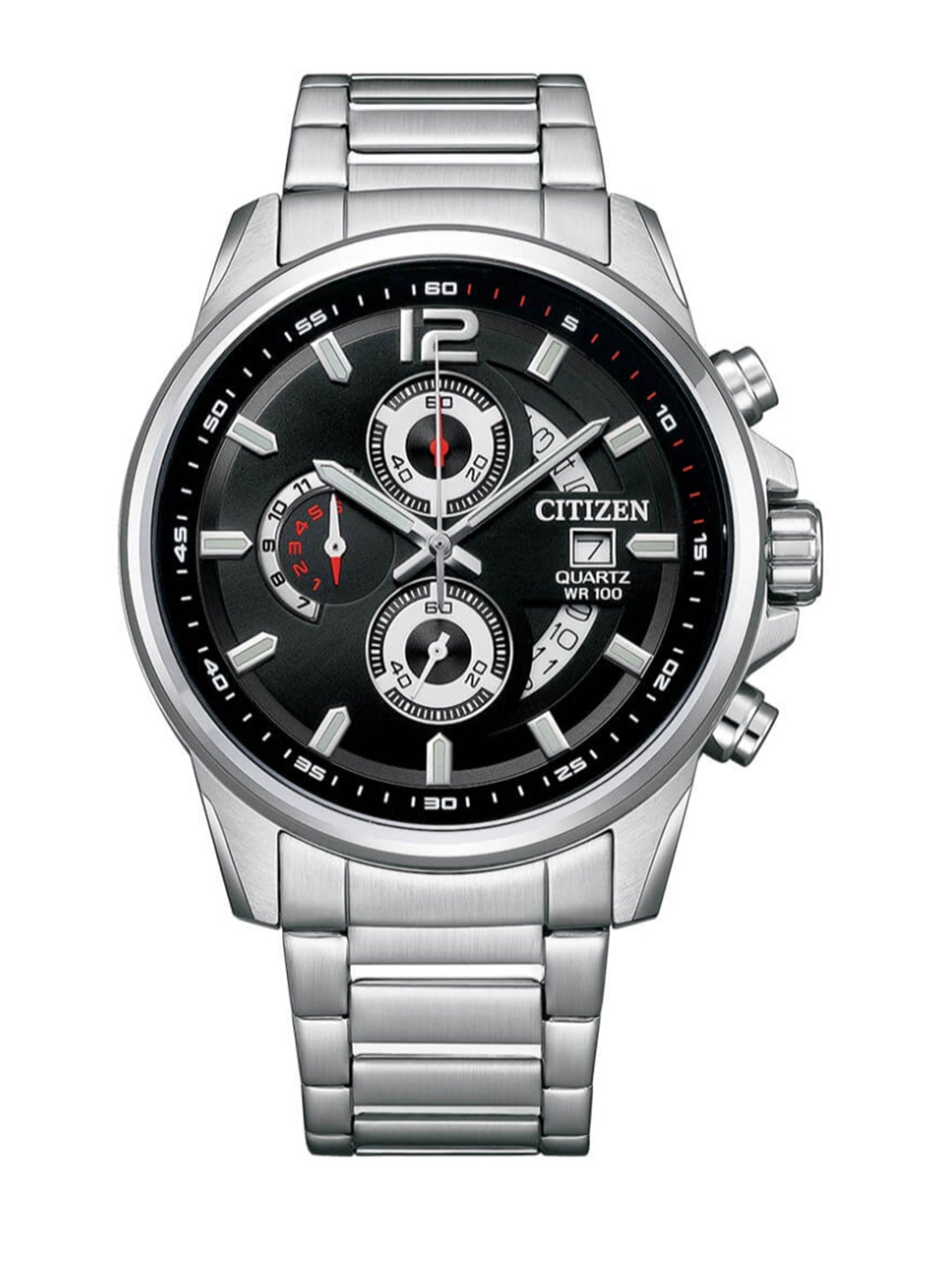 CITIZEN ساعة يد AQ Chrono للرجال AN3690-56E 