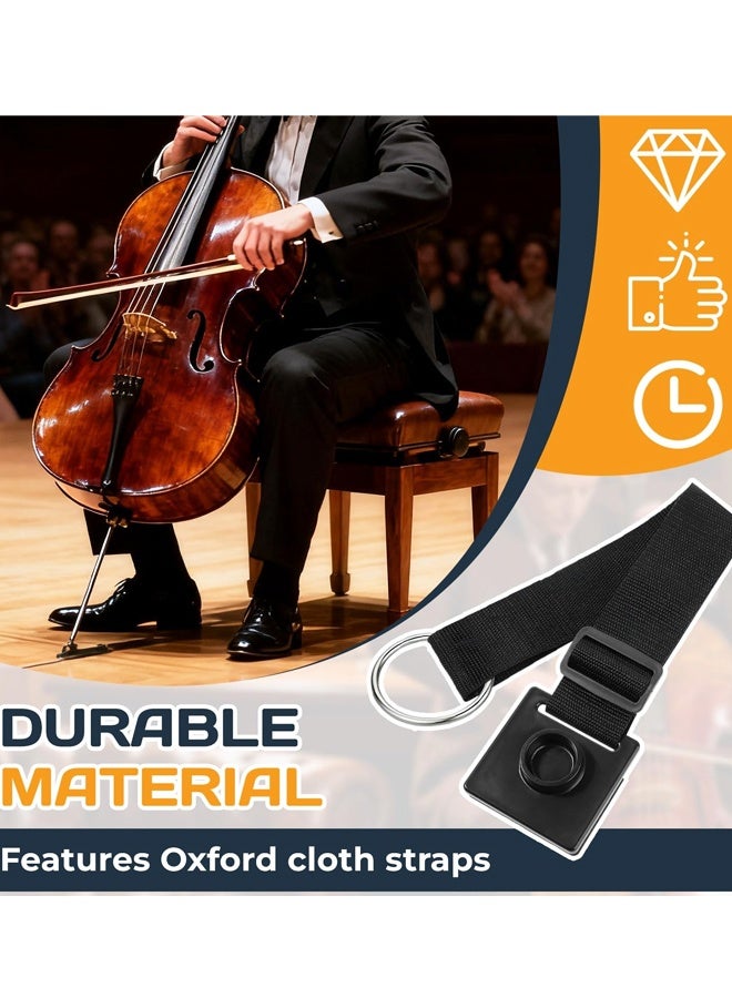 Black Non Slip Cello Endpin Anchor Adjustable Anti Scratch Protector - Image 4