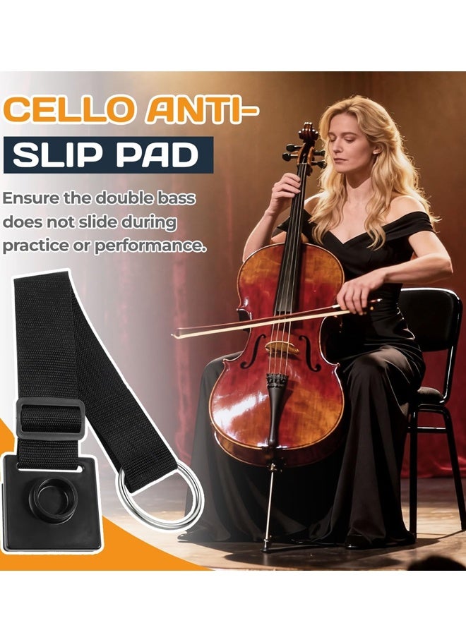 Black Non Slip Cello Endpin Anchor Adjustable Anti Scratch Protector - Image 5
