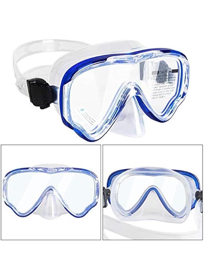 Generic - Swimming Goggles with Nose Cover for Kids, Youth Anti Fog Swim Goggles Snorkel Diving Mask for Boys Girls - Image 1