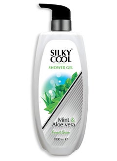 Silky Cool Mint and Aloe Vera  Refreshing Shower Gel 1000ml