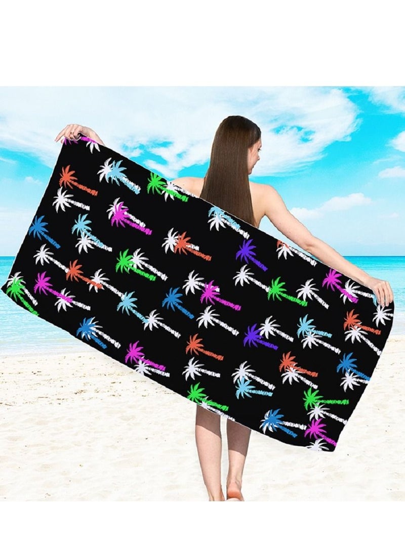 Y&D Microfiber Beach Towel,Quick Fast Dry Super Bath Towels Absorbent Blanket,Suitable For Travel,Camping,Pool