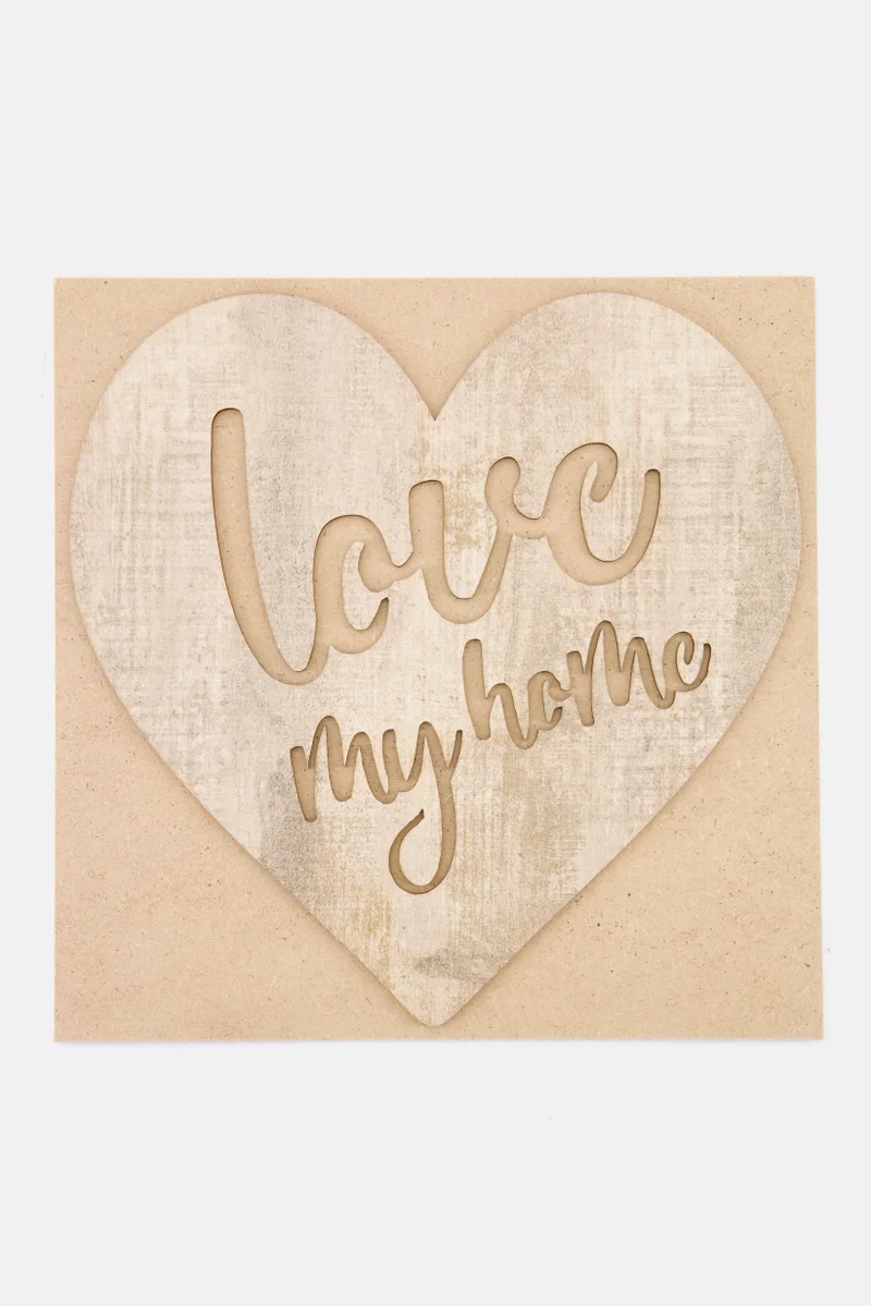 موي موتشو Laser Piece Heart, Beige