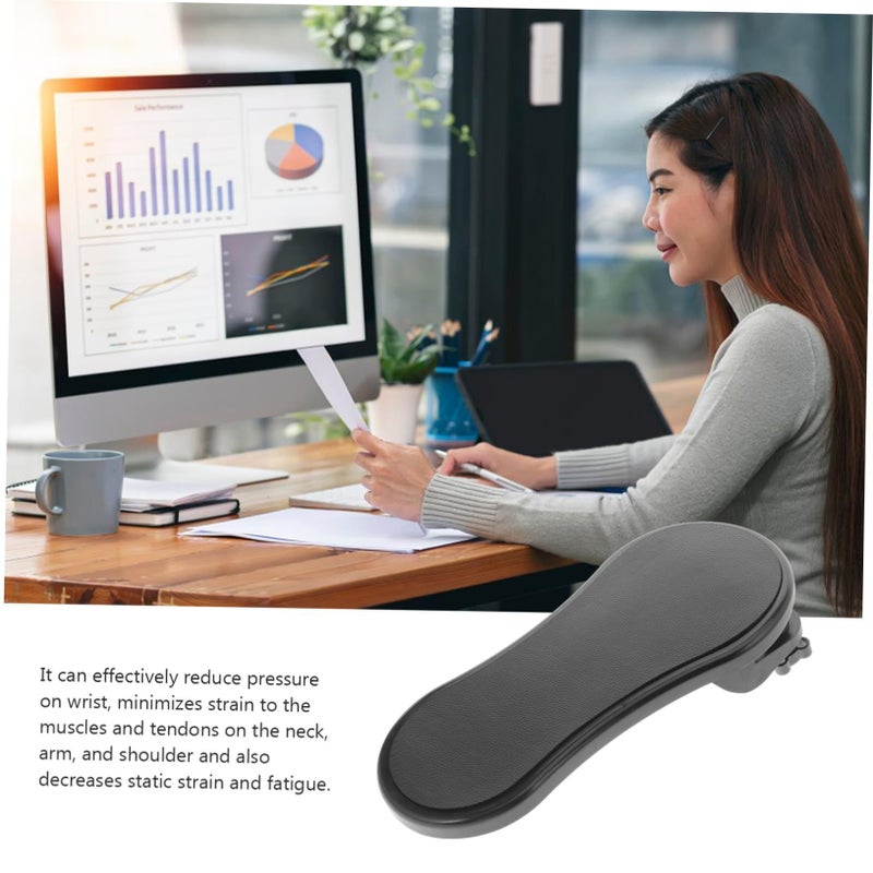 Adjustable Wrist Rest For Computer Desk Ergonomic Arm Support Pad Black - Image 4
