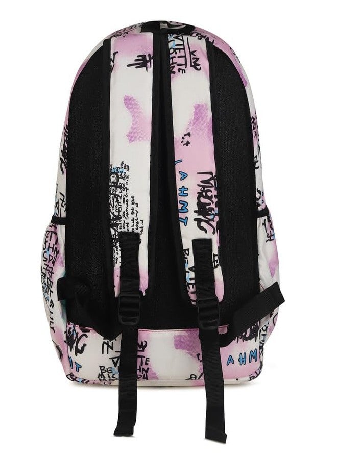 CLUCI New Heavy Duty Printed Backpack Large Capacity Waterproof Lightweight Multifunction Commercial, Travel Fashion, Office Backpack,Collage Backpack, (Purple Slide) - Image 4