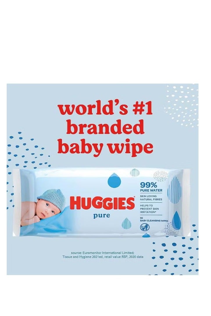 هجيز مناديل طبيعية للأطفال ٥٦ منديلًا - Image 1