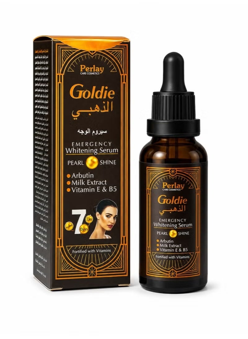 Perlay Goldie Emergency Whitening Serum, 30ml - Image 1