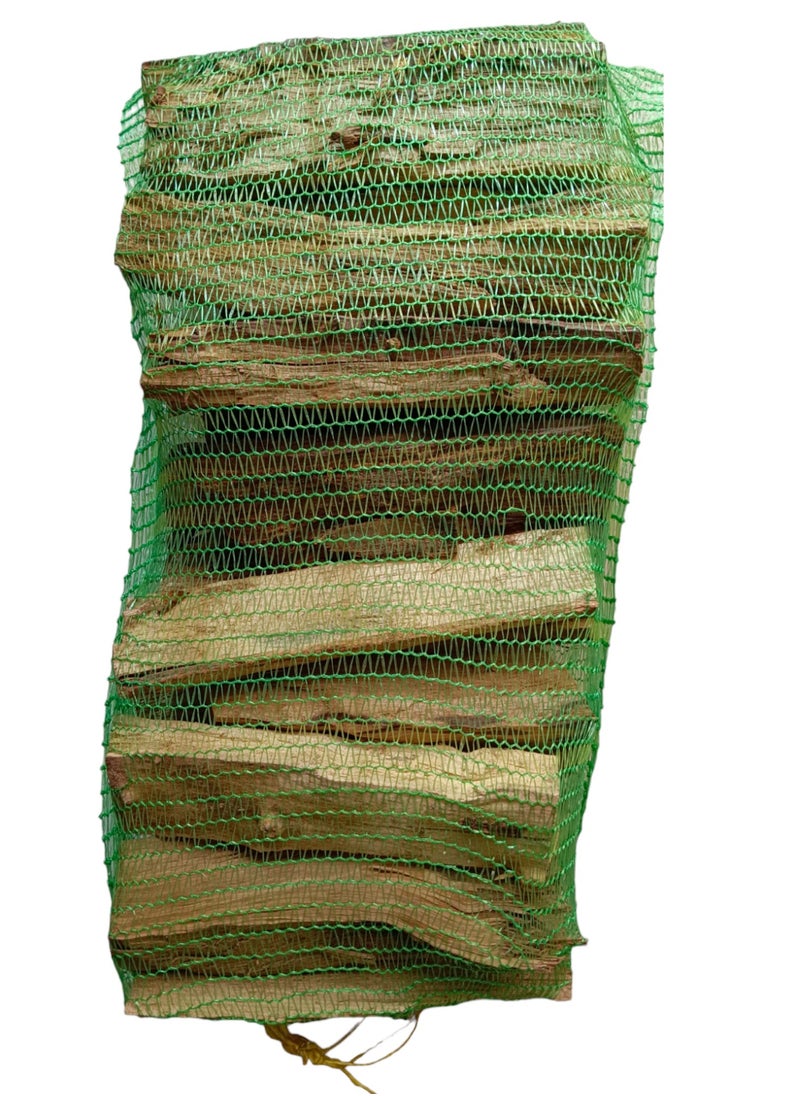 GO2CAMPS Firewood Birch wood Green Bag Bundle 10 KG  - Image 1
