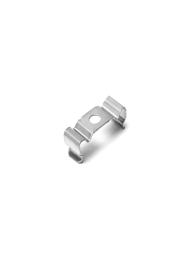 Othmro 30Pcs 0.96 Inch Length T5 Clips Bracket Hanger for LED Light Tube, 0.16Inch Bore 0.31Inch Height Ceiling Lamp, LED Fluorescent Tube Light Fixture Replacement, Stainless Steel Tube Hanger - Image 3