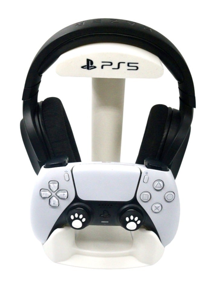3D Brothers Base PS5 DualSense Controller Stand with Headphone Holder, for PlayStation 5  - Image 2