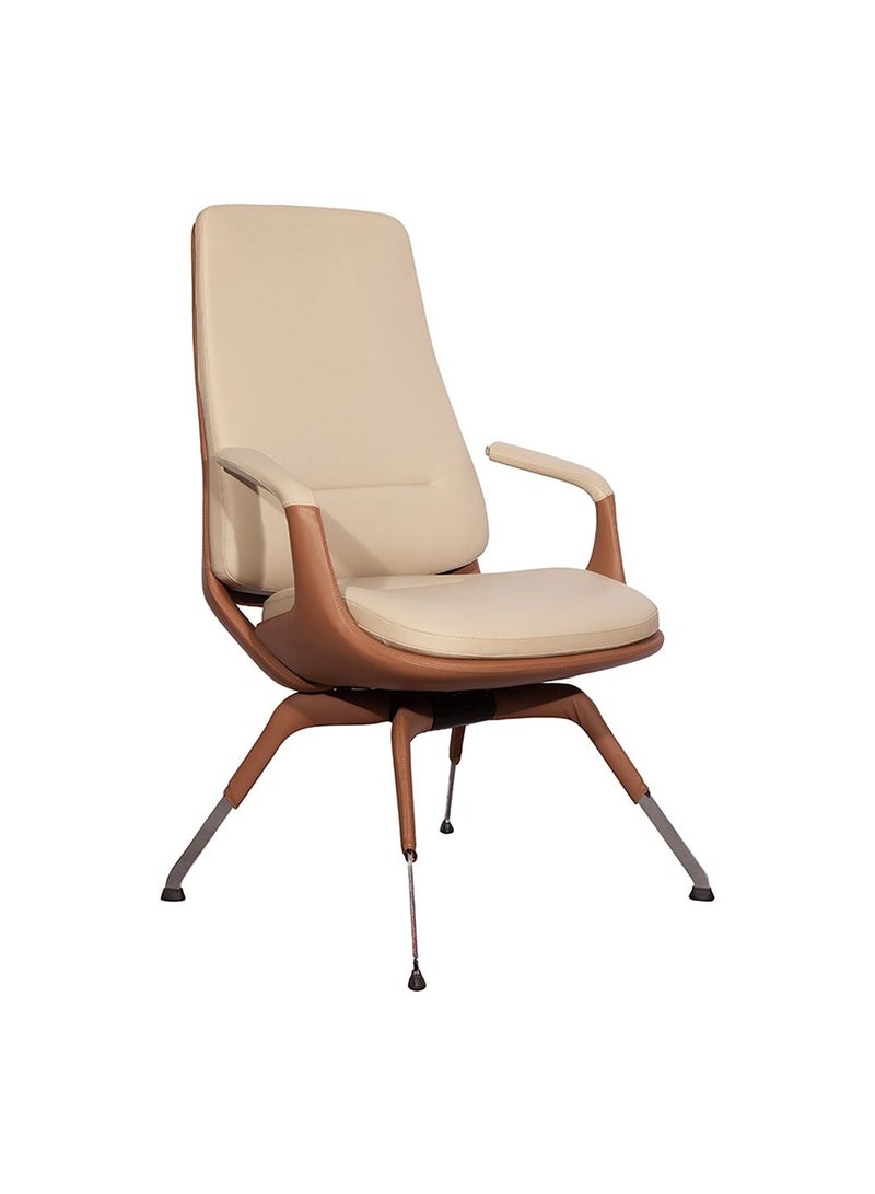 HUIMEI Huimei GW-1806-C Office Visitor Chair Beige Color  - Image 1