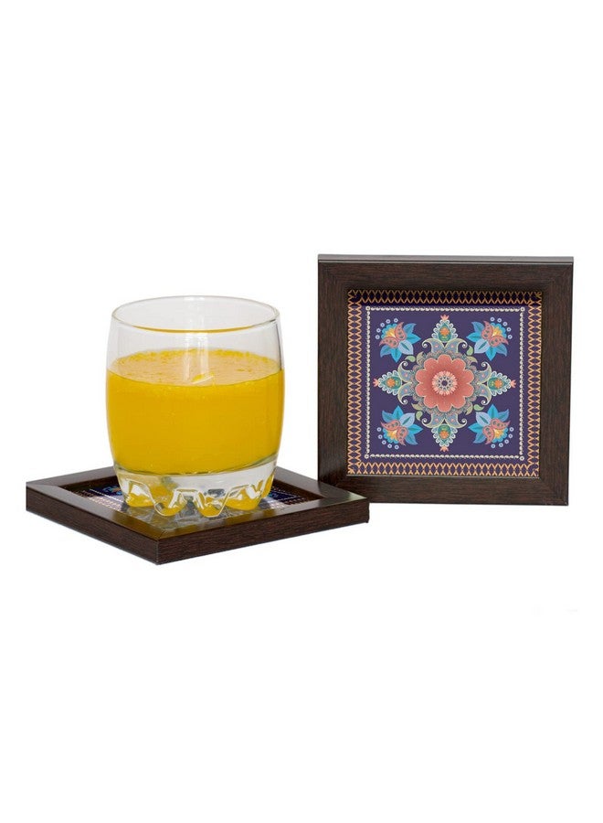 Paper Plane Design Tea Coffee Coaster Set Wooden Decorative Coasters Set. Home and Office Wooden Coasters Design 50 - Image 3