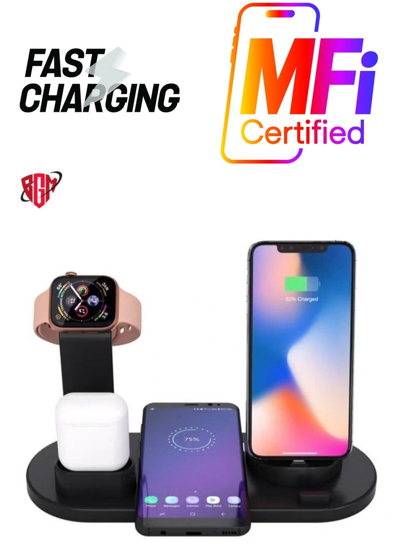 BGM - Professional Fast Wireless Charger for Apple iPhone/Android/Smartwatch/Air Pods - Image 1