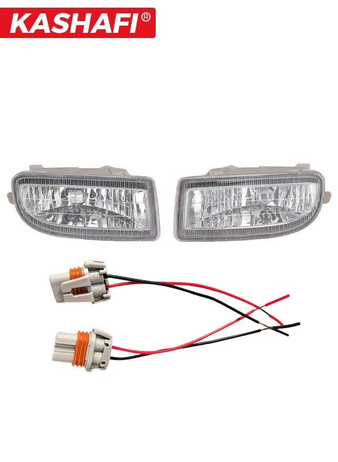 KASHAFI Toyota Land Cruiser Fog Light Assembly 1998-2007 Super Bright Waterproof Glass Lens Driving Lamps Dustproof Halogen Bulbs 9006 12V 55W Fit for LC1998TY - Image 1