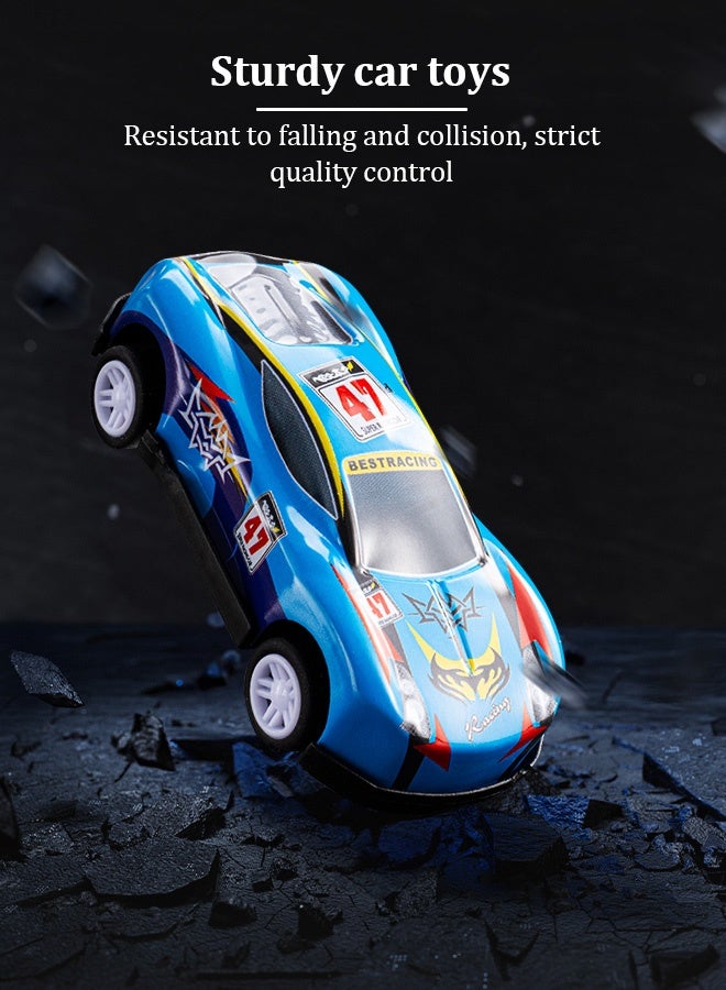 Joudiplay 48 Pcs Pull Back Toy Cars with Storage Box, Alloy Mini Race Push and Pull Back Cars Vehicles Toys for Kids, Party Favors Toy Cars Suitable Kids Gifts For Kids 3+ Years  - Image 5