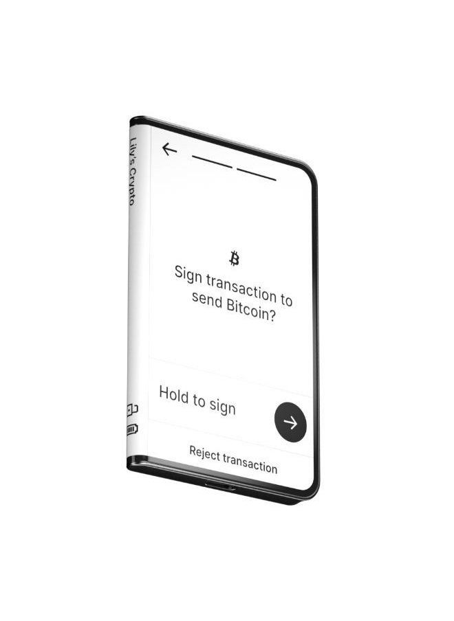 Ledger STAX Hardware Wallet | TouchScreen Crypto & NFT Wallet, Customizable, Type-C, Bluetooth Connectivity, Wireless Charging, 5000+ Coins Supported, for iOS & Android, MacOS & Windows - Black  - Image 3