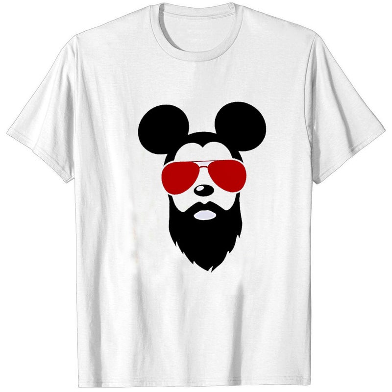 Cross-border European and American Shopping T-shirt Parent-child T-shirt Foreign Trade T-shirt Holiday T European and American Mickey Minnie Family Matching T-shirt - Image 1
