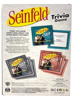 Spin Master Games Seinfeld Tv Show Trivia Game 150 Cards 2 Or More Players Age 10 And Up  - Image 4