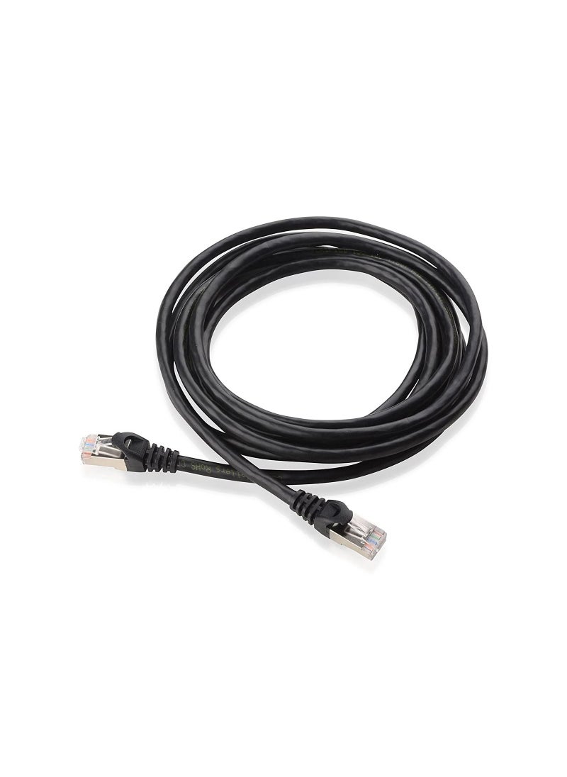 L-com - Premium Cat6a Cable, RJ45 / RJ45, Black 15.0 ft - Image 1
