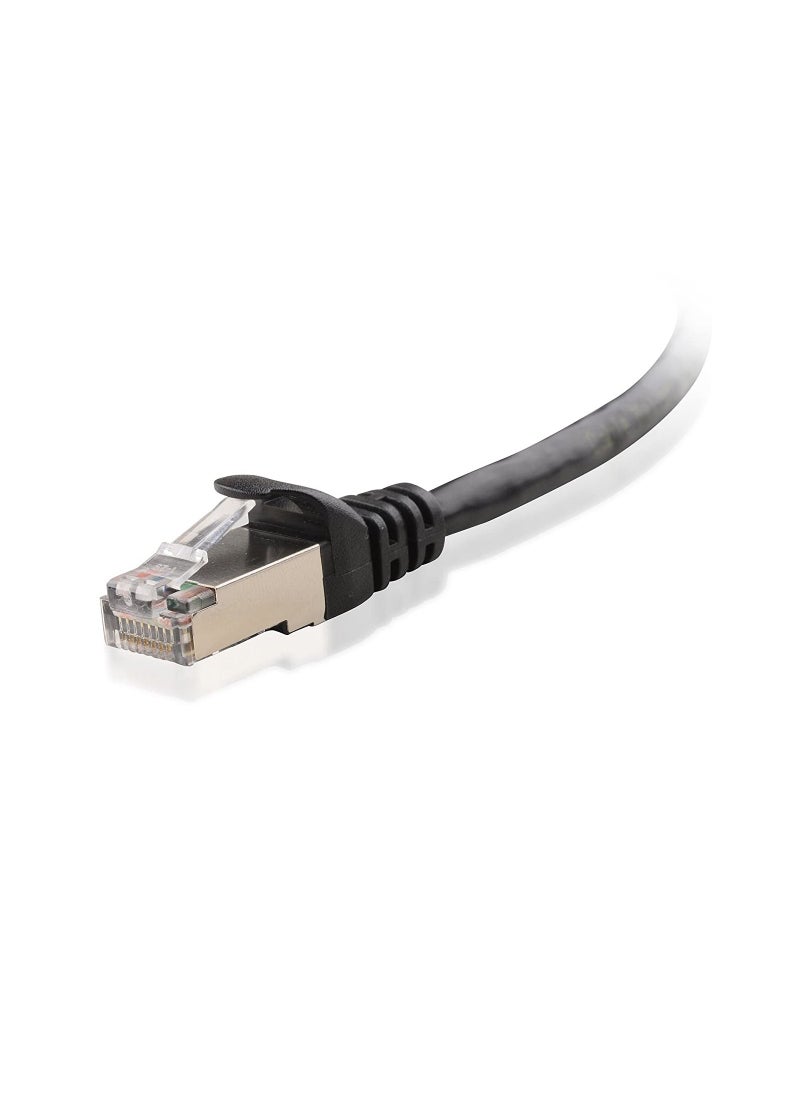 L-com - Premium Cat6a Cable, RJ45 / RJ45, Black 15.0 ft - Image 1