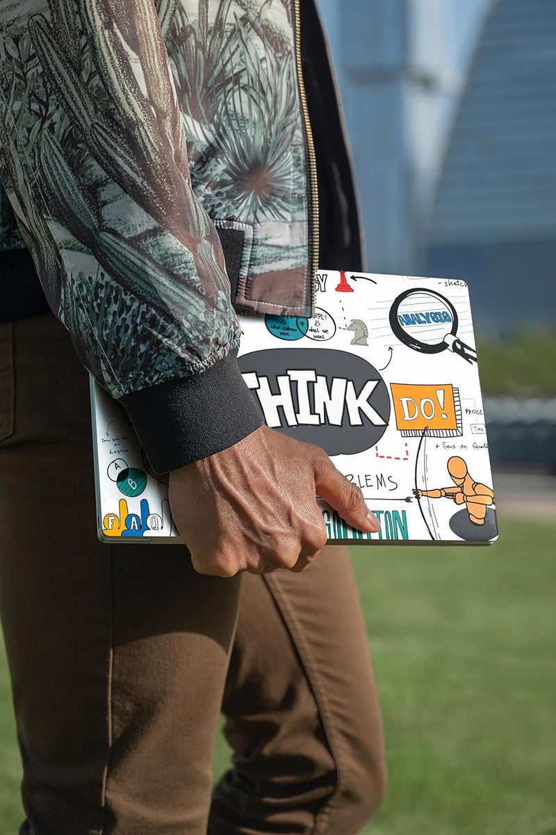 AtOdds Laptop Skin Sticker | Compatible for 16 inch Laptop - Notebook - MacBook | Bubble Free Application | Scratchproof Matte Finish | Full Body Coverage (Design-154) - Image 3