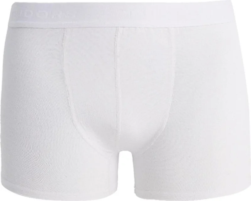 Tudors Men's 5-Pack Cotton Lycra Flexible Fabric White Boxer
