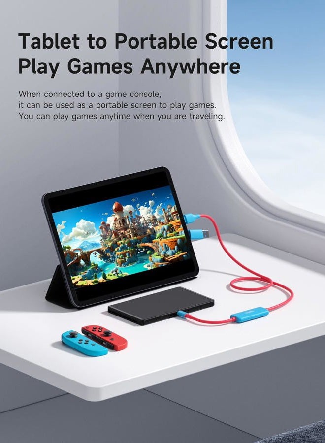 Hagibis USB3.0 Video Capture Card for Switch2, USB C to USB A/USB C 1080P@60fps 2K@30fps Video Live Audio and Game Recording for Car Quest 3 VR PS4/5 ROG Ally Steam Deck (CC10) - Image 3
