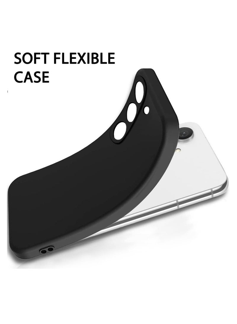 Techie Stylish TPU Silicone Back Cover Case for Samsung Galaxy A16 5G– Slim Fit Design, Smooth and Soft – Black  - Image 5