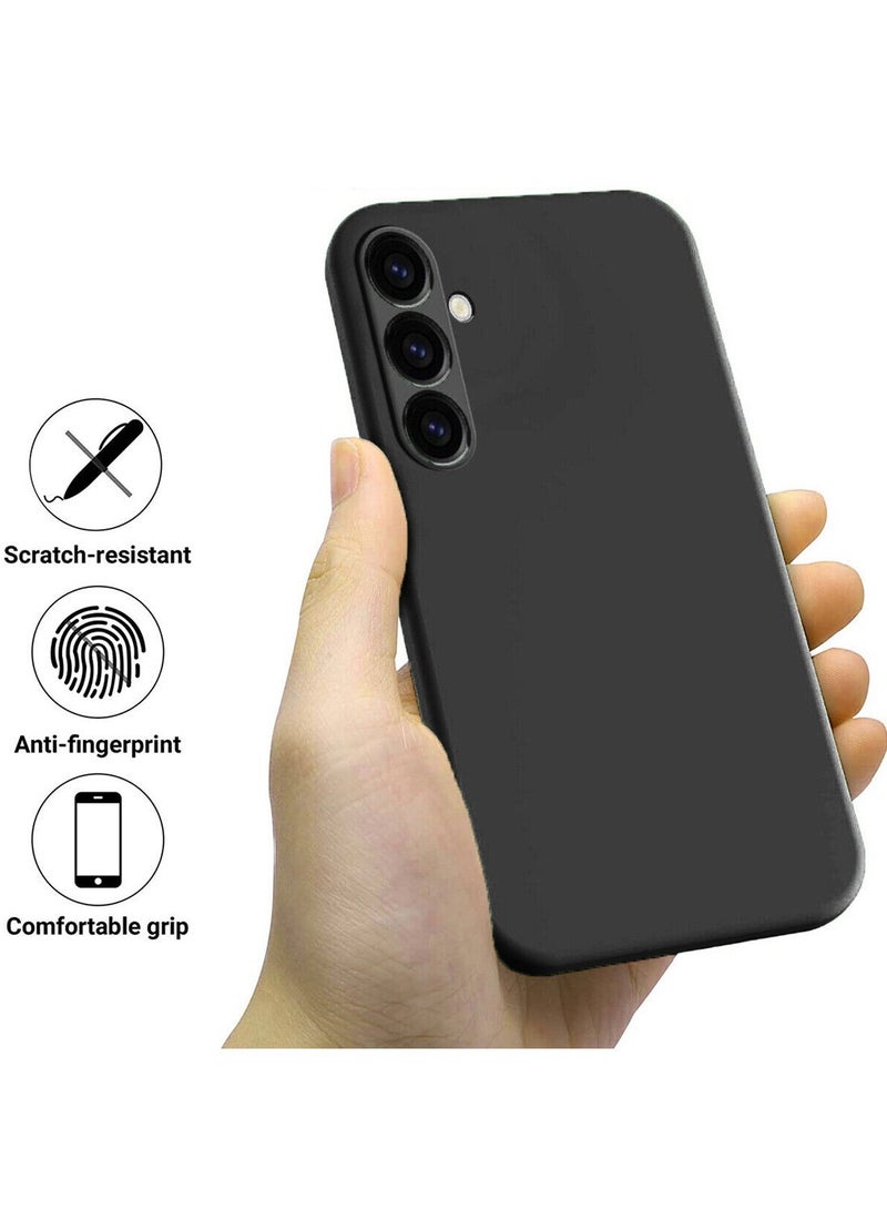 Techie Stylish TPU Silicone Back Cover Case for Samsung Galaxy A16 5G– Slim Fit Design, Smooth and Soft – Black  - Image 3