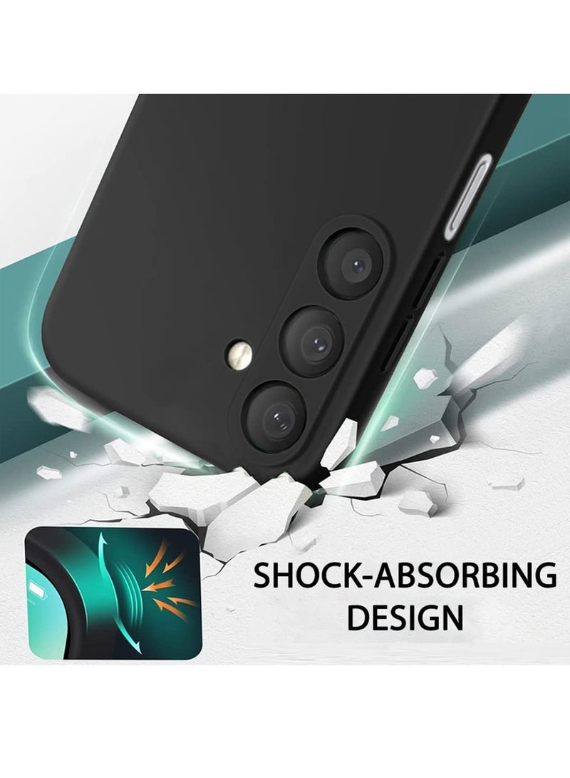 Techie Stylish TPU Silicone Back Cover Case for Samsung Galaxy A16 5G– Slim Fit Design, Smooth and Soft – Black  - Image 4