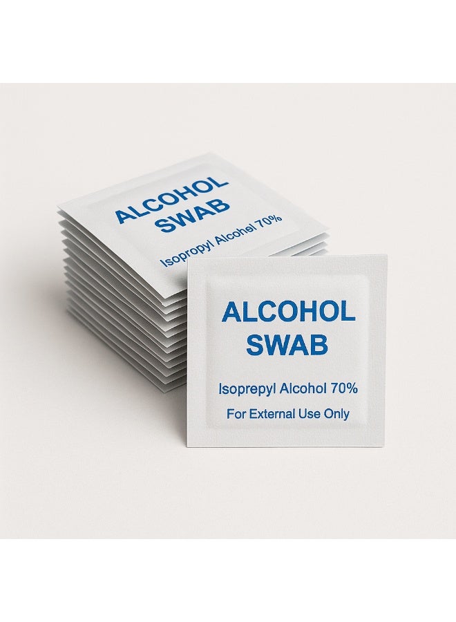 MMC Alcohol Swab 200 Pcs Pack of 5 | 70% Iso Propyl Alcohol 2-Ply - Sterile - Image 3