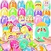 SevenQ Plastic Easter Eggs Empty Fillable 36 Pcs 315 Printed Colorful Egg for Hunt Basket Stuffers for Teens Pinata Goodie Gift Bags Fillers Treats Treasure Box Toys Classroom Party Favors Supplies - Image 2