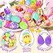 SevenQ Plastic Easter Eggs Empty Fillable 36 Pcs 315 Printed Colorful Egg for Hunt Basket Stuffers for Teens Pinata Goodie Gift Bags Fillers Treats Treasure Box Toys Classroom Party Favors Supplies - Image 4