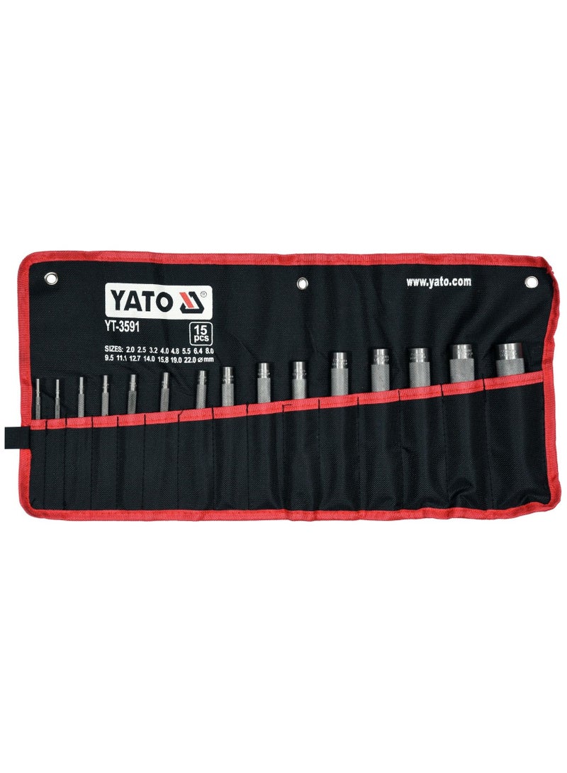 Yato YATO Punch Set 15Pcs