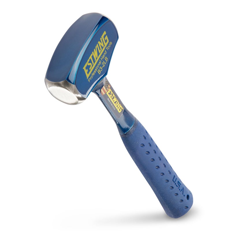 ESTWING Drilling/Crack Hammer - 2-Pound Sledge with Forged Steel Construction & Shock Reduction Grip - B3-2LB - Image 1