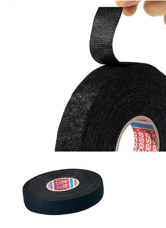Generic Professional Double -Sided Electrical Tape，Flame RetardGeneric Indoor Outdoor High Temperature Resistance Electric Tape, Premium Black Waterproof  Resistance Tape Single Roll Black(19MM*25M)  - Image 3