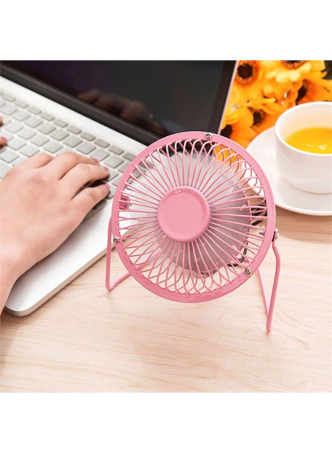 USB Desk Fan, Small Table Fan with Strong Airflow Fan Quiet Personal Cooler Portable Table Fan for Home Bedroom Office Outdoor Table and Desktop Car Outdoor Camping - Image 4