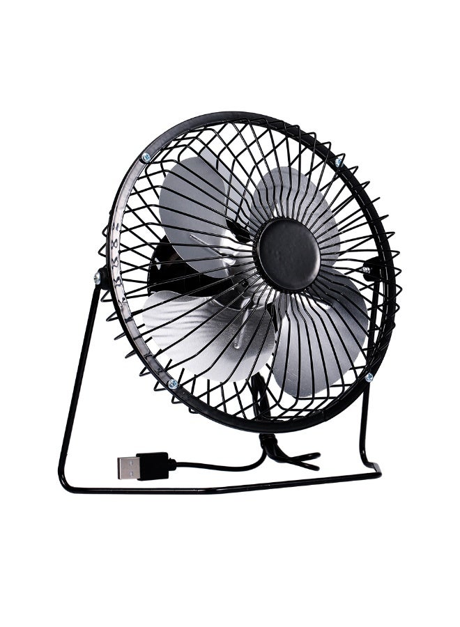 USB Desk Fan, Small Table Fan with Strong Airflow Fan Quiet Personal Cooler Portable Table Fan for Home Bedroom Office Outdoor Table and Desktop Car Outdoor Camping - Image 1