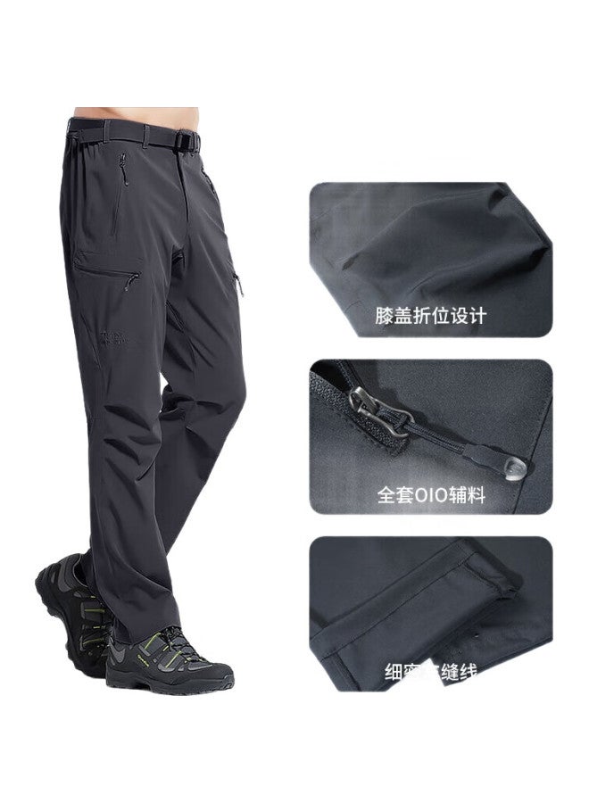Alpint Mountain Men'S Summer Lightweight Quick-Dry Hiking Pants, Professional Mountaineering Trousers, High-Elastic Outdoor Tactical Pants, Breathable - Image 2