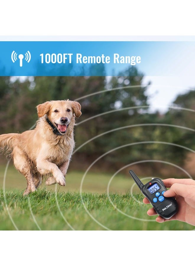 Petrainer Shock Collar for Dogs - Waterproof Rechargeable Dog Training E-Collar with 3 Safe Correction Remote Training Modes, Shock, Vibration, Beep for Dogs Small, Medium, Large - Image 2