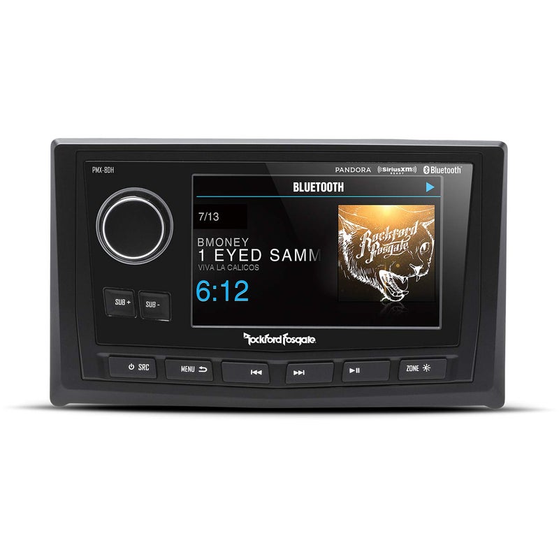 Rockford Fosgate PMX8DH Punch Marine Full Function Wired 5 TFT Display Head
