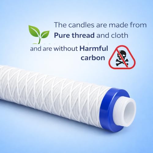 IONIX Thread Candle 9" + Inline Filter/Pre Filter for All Standard 10 Inch Pre Filter Housing (4) - Image 5