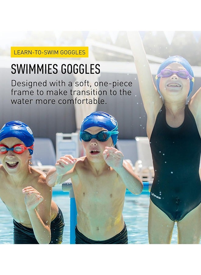 Toddler Goggles 2-6 Years Old, Kids Goggles No Hair Pull, Children Swimming Goggles Fabric Strap - Image 2