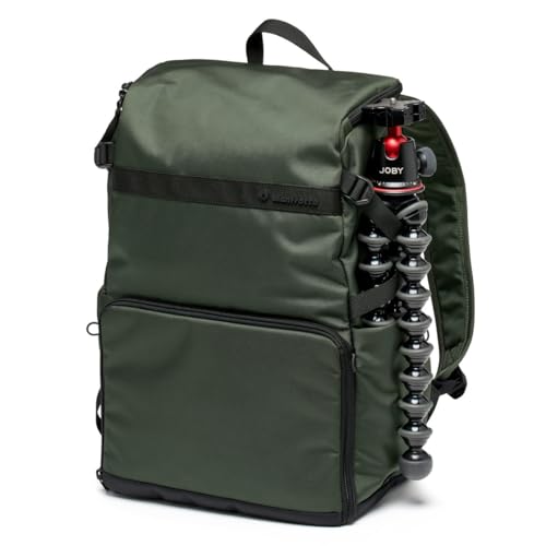 Manfrotto Street Slim Photography Backpack for Mirrorless and Reflex Camera, Front and Rear Access, Removable Camera and Laptop Inserts, Compact Backpack for Photography Accessories, Colour Green - Image 4