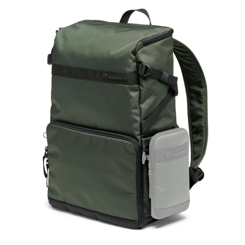 Manfrotto Street Slim Photography Backpack for Mirrorless and Reflex Camera, Front and Rear Access, Removable Camera and Laptop Inserts, Compact Backpack for Photography Accessories, Colour Green - Image 5
