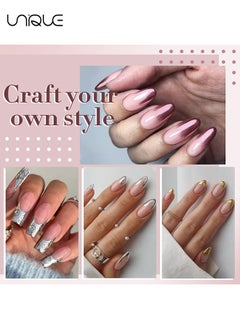 Unique 6 PCS Metallic Chrome Nail Art Powder - Rose Gold Mirror Effect - DIY Nail Paint Glitter Powder - Nail Art Decorations  - Image 3